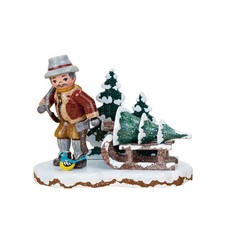 NEW -  Hubrig Volkskunst Winter Children - Tree Tieth Figurine picture