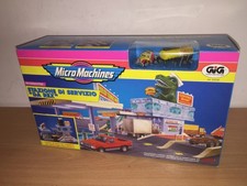 Galoob Micro Machines Hiways & Byways REX'S TRUCK STOP w/ Thunder Road MIB, 1996 picture
