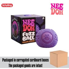 Needoh Fuzz Ball Flower Power Non-Toxic Velvet Fuzzy Squishy, All 5 Colors picture
