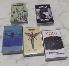 5pcs Nirvana Nevermind Cassette Tape Songs Cassette sealed New picture