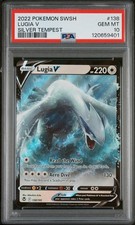 PSA 10 Lugia V #138 2022 Pokemon Sword & Shield Silver Tempest picture