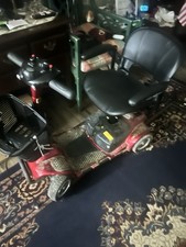 Pride 4-Wheel Mobility Scooter 4-Wheeled Scooter Red Black (Pre-Owned) picture