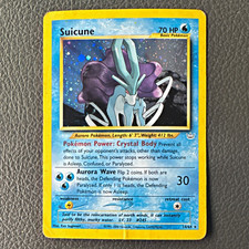 Suicune 14/64 Holo Rare, Neo Revelation Pokemon TCG Card, English 2000 picture