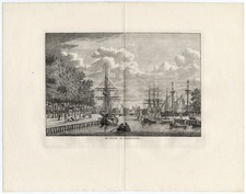 Antique Print-De Haven te Middelburg-ZEELAND-NETHERLANDS-Bulthuis-1790 picture
