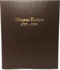 US Morgan Dollars Dansco Coin Album 1878-1890 Model 7178  picture