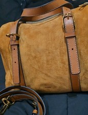 FOSSILWomen's Carlie Satchel Bag In Saddle  picture