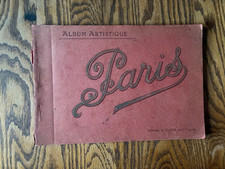 Antique 1900s ALBUM ARTISTIQUE PARIS French/English Photo Book picture