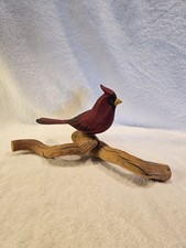 Carved Wooden Cardinal Attributed To Edsel Martin From N C picture