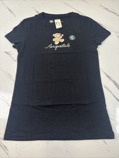 Aeropostale Classic Crew T-Shirt Short Sleeve Black Size Medium picture