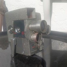 Wollensak 43 Vintage 16mm Non Reflex Movie Camera Gray Made in U.S.A. picture