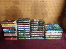 35 JOHN SANDFORD LUCAS DAVENPORT PREY NOVELS COMPLETE SET GOOD TO VG CONDITION picture