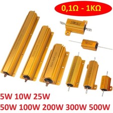 5W/10W/25W/50W/100W/200W/300W/500W Golden Aluminium Load Resistor Wirewound RX24 picture