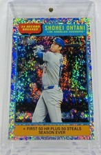 Shohei Ohtani RARE SILVER REFRACTOR INVESTMENT CARD TOPPS DODGERS SET SP 50/50 picture