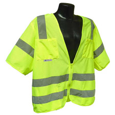 Std Class 3 Large Green Mesh Safety Vest picture