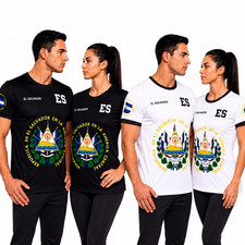 El Salvador Soccer Jersey Camiseta Futbol Unisex Men Women Salvadoran T-Shirt picture