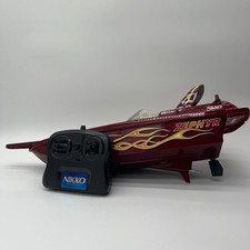 VTG Nikko Zephyr Classic Radio Control RC Boat Burgundy Model 300073A *AS IS* picture