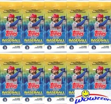 (10) 2020 Topps Update Baseball HUGE Factory Sealed JUMBO FAT PACKS-340 Cards picture