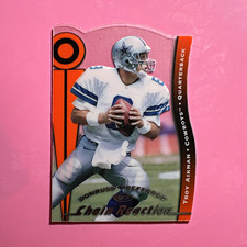 1997 Donruss Preferred Chain Reaction Troy Aikman Cowboys #2A /3000 Insert picture