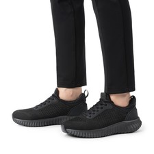 Women's Breathable Work Shoes Walking Black Kitchen Resistant Sneakers picture