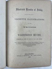 Writings of Washington Irving Vignettes Illustrations 1858 Childs & Peterson picture