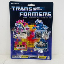 Transformers G1 Reissue Decepticons Slugfest & Overkill Action Figure Toy picture
