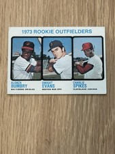 1973 Topps - High Number Dwight Evans, Al Bumbry, Charlie Spikes #614 (RC) picture