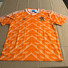 adidas Netherlands National Team Soccer Jersey Orange/White KNVB Size 2XL picture