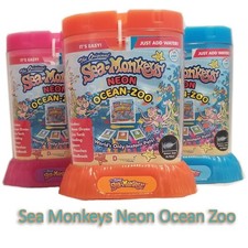 Sea Monkeys Neon Ocean Zoo Aquarium Amazing Live Habitat Science Toys Kid Toys picture