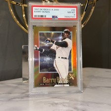 1997 Skybox E-X 2000 Barry Bonds #95 PSA 8 RARE LOW POP picture