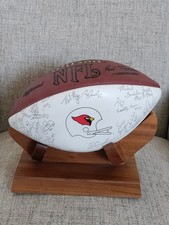 Wilson Official NFL Arizona Cardinals Fascimile Team Signed Football W/ Stand picture