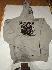 No Retreat MBHC NHL Emblem Back Hit Hood Hit Hoodie Large Beatdown picture
