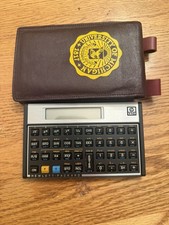 Vintage Hewlett Packard HP 11C Scientific Calculator w/ Rare Belt Case picture