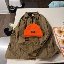 NWT Flint & Tinder Men's Flannel-Lined Waxed Trucker Jacket XXL Field Tan picture