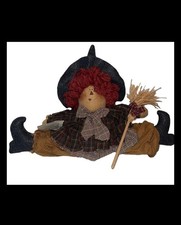Cute Vintage 1996 Country Creations Ragdoll Scarecrow Primitive 12“ X 20“ picture