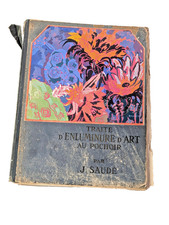 *RARE* 1925 Jean Saude Traite D'Enluminure D'Art Au Pochoir 1st Edition picture
