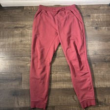 Lululemon City Sweat Desert Burgundy Jogger Sweatpants Men's Size M picture