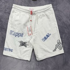 NEW KAPPA Teen Man Sweat Shorts Logo Spell Out Comfort Men’s Size XL picture