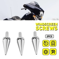 Silver Windshield Spike Screw Bolt For Harley Touring Electra Street Glide 96-13 picture