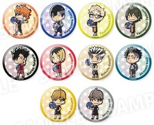 Haikyu Trading Glitter Can Badge Full Set 10 Types picture
