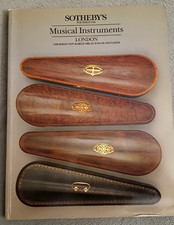 Sotheby's London Musical Instruments Catalog 31 Mar 1988 Mainly Violins /Related picture