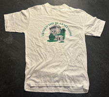 VTG I Kissed the Blarney Stone White Short Sleeve Single Stitch T-Shirt SMALL picture