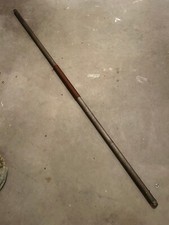 Monkey King Wu Kong Long Staff, Poplar w/ Bronze Studs & Brown Paracord - 72