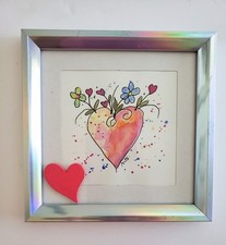 Love Heart Watercolor Art 6