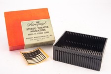 Airequipt Stereo Theater Magazine Holds 24 Slides in Original Box Near Mint V17 picture