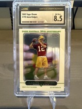 Aaron Rodgers 2005 Topps Chrome Rookie #190 RC Green Bay Packers CGS 8.5 MINT picture