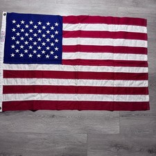 Annin & Co Defiance American Flag 100% Cotton Bunting Sewn Stripes 2x3 FT picture