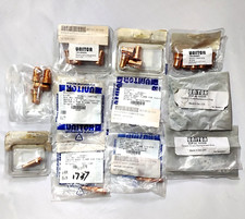 UNITOR SPARE NOZZLE, COLLET BODY, ELECTRODE AND REPLACEMENT FLINTS  47 PCS LOT picture