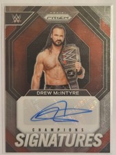 2024 Panini Prizm WWE Drew McIntyre Champions Signatures Auto picture