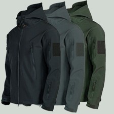 Military Men Coat Jacket Waterproof Tactical Soft Shell Jacket Work Windbreaker picture