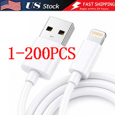 USB Fast Charger Cable 3Ft 6Ft Cord For iPhone 14 13 12 11 Pro XS XR X 8 7 6 Lot picture